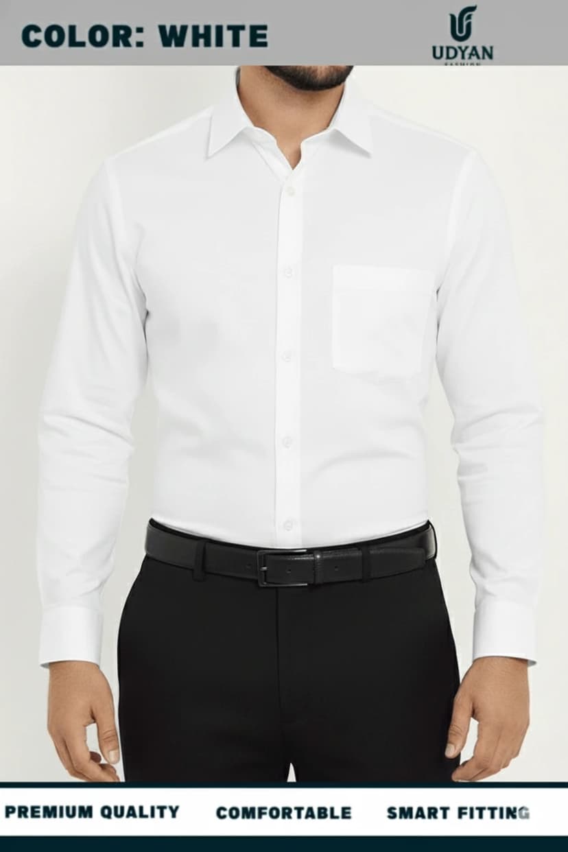 COTTON OXFORD SHIRT WHITE COLOR