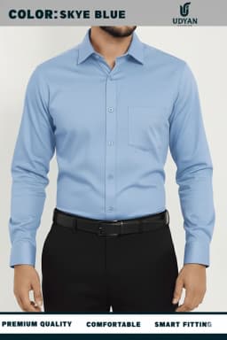 COTTON OXFORD SHIRT SKYE COLOR