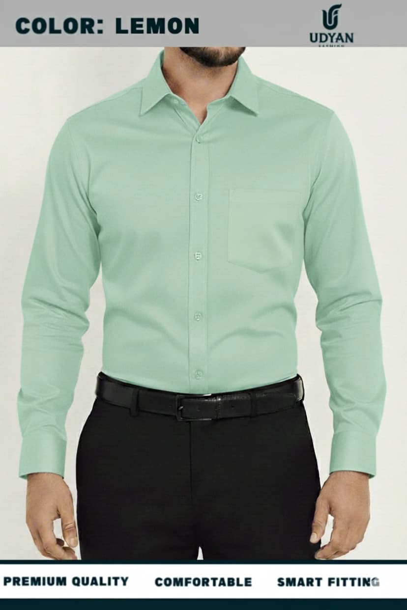 COTTON OXFORD SHIRT LEMON COLOR